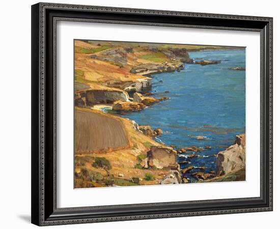 Land of a Thousand Caves-William Wendt-Framed Art Print