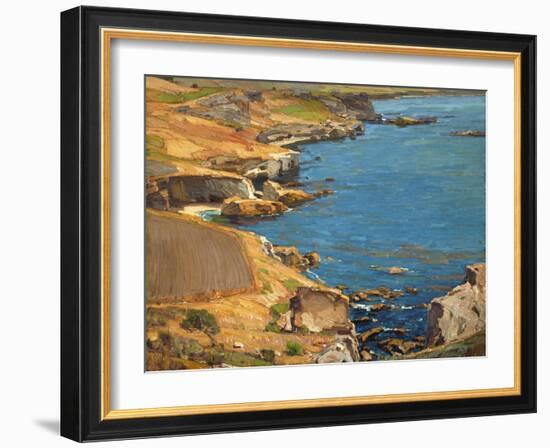 Land of a Thousand Caves-William Wendt-Framed Art Print