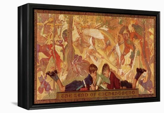 "Land of Enchantment", December 22,1934-Norman Rockwell-Framed Premier Image Canvas