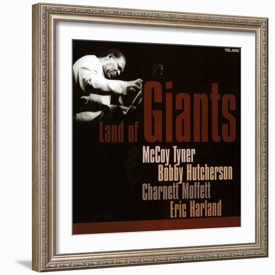 Land of Giants, McCoy Tyner, Bobby Hutcherson, Charnett Moffett, Eric Harland-null-Framed Art Print