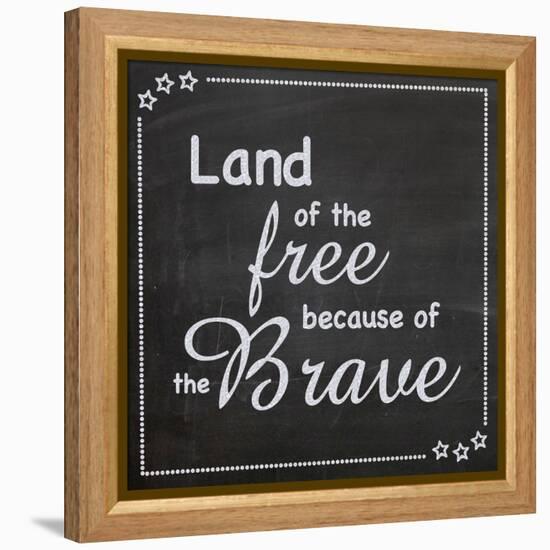 Land of the Free-Lauren Gibbons-Framed Stretched Canvas