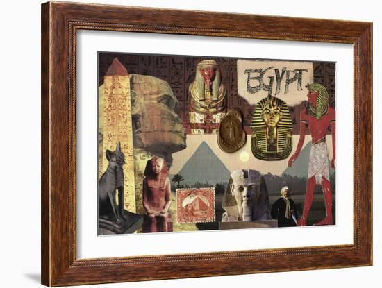 Land of the Pharaohs-Gerry Charm-Framed Giclee Print