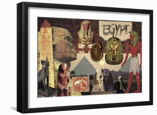 Land of the Pharaohs-Gerry Charm-Framed Giclee Print