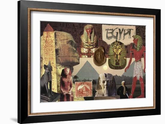 Land of the Pharaohs-Gerry Charm-Framed Giclee Print