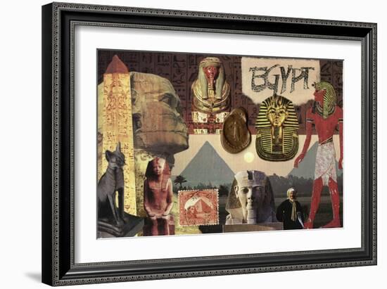 Land of the Pharaohs-Gerry Charm-Framed Giclee Print