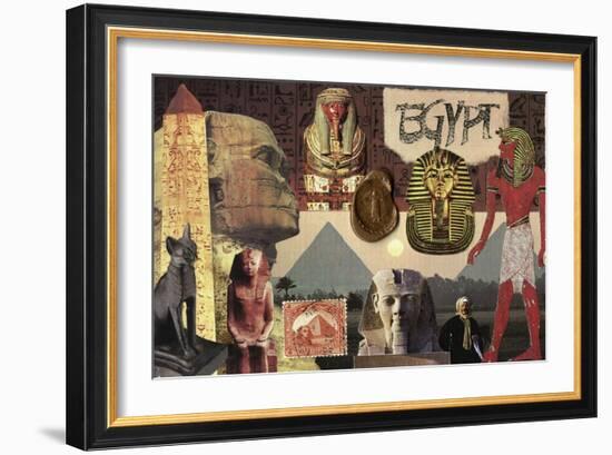 Land of the Pharaohs-Gerry Charm-Framed Giclee Print