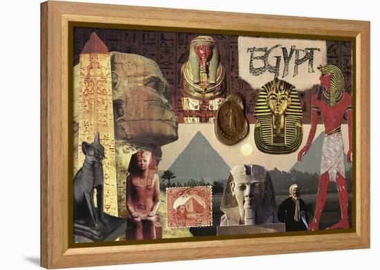 Land of the Pharaohs-Gerry Charm-Framed Premier Image Canvas