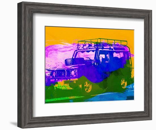 Land Rover Defender-NaxArt-Framed Art Print