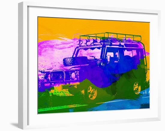 Land Rover Defender-NaxArt-Framed Art Print