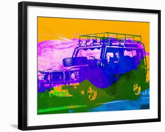 Land Rover Defender-NaxArt-Framed Art Print