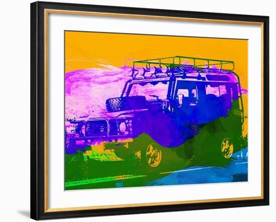 Land Rover Defender-NaxArt-Framed Art Print