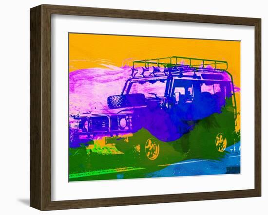 Land Rover Defender-NaxArt-Framed Art Print