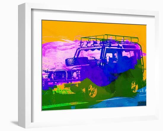 Land Rover Defender-NaxArt-Framed Art Print