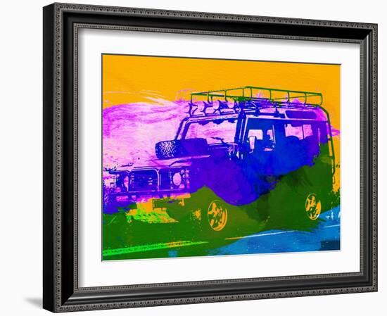 Land Rover Defender-NaxArt-Framed Art Print