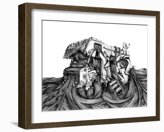 Land Rover-Pez-Framed Art Print