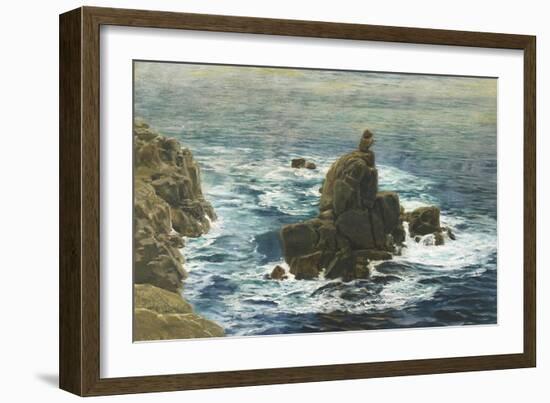 Land's End, 1872 (Oil on Board)-John Brett-Framed Giclee Print