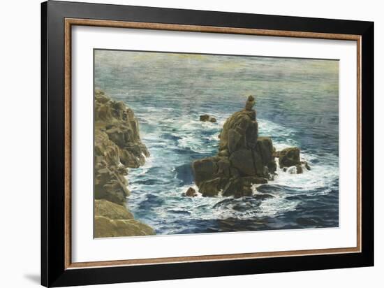 Land's End, 1872 (Oil on Board)-John Brett-Framed Giclee Print