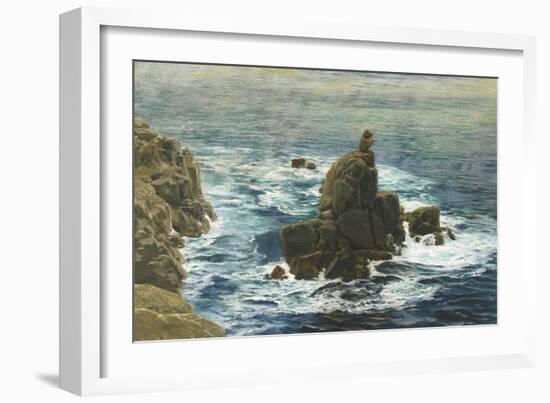 Land's End, 1872 (Oil on Board)-John Brett-Framed Giclee Print