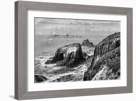 Land's End, Cornwall, 19th Century-Weber-Framed Giclee Print