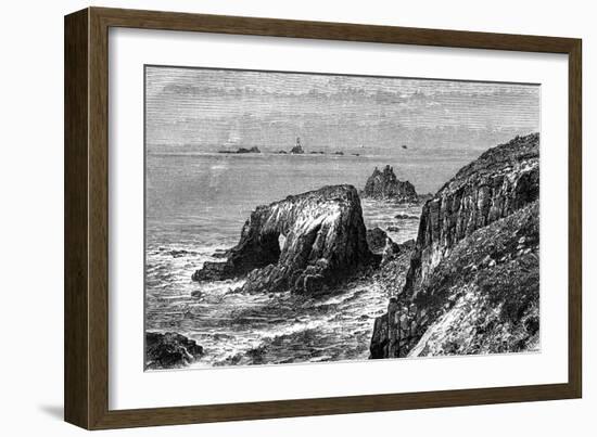 Land's End, Cornwall, 19th Century-Weber-Framed Giclee Print