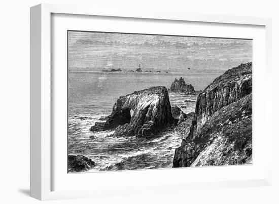 Land's End, Cornwall, 19th Century-Weber-Framed Giclee Print