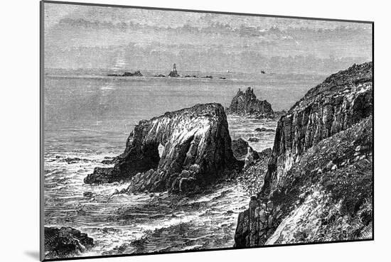 Land's End, Cornwall, 19th Century-Weber-Mounted Giclee Print