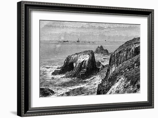 Land's End, Cornwall, 19th Century-Weber-Framed Giclee Print