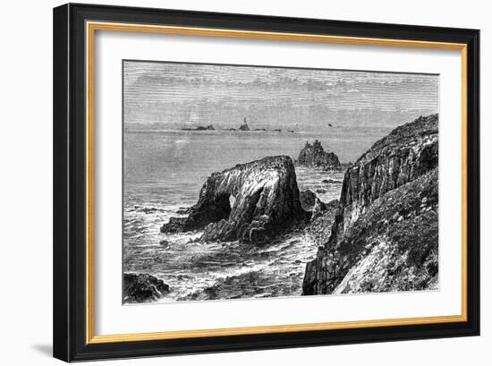 Land's End, Cornwall, 19th Century-Weber-Framed Giclee Print