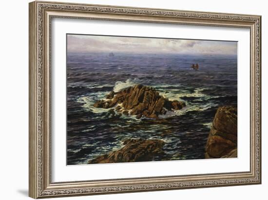 Land's End, Cornwall, England-John Brett-Framed Giclee Print