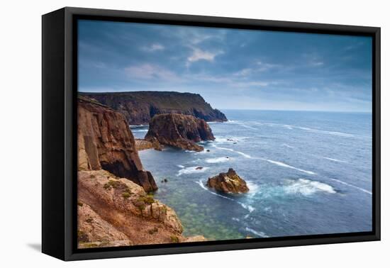 Land's End, Penzance, Cornwall, England, United Kingdom, Europe-Kav Dadfar-Framed Premier Image Canvas