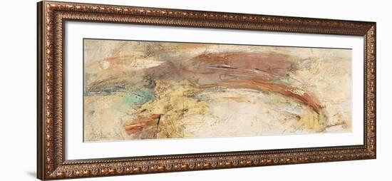 Land, Water, Sky Panel 2-Gabriela Villarreal-Framed Art Print