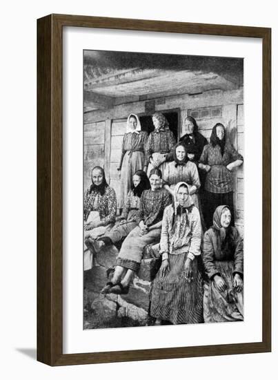 Land-Working Women, East Prussia, 1922-Georg Haeckel-Framed Giclee Print