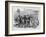 Landed on a Small Island Inhabited by Myriads of Penguins, C1918-null-Framed Giclee Print