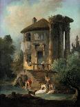 The Temple of Minerva, Athens, Greece-Landelot-Theodore Turpin De Crisse-Premier Image Canvas