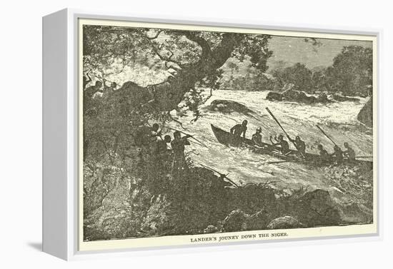 Lander's Jouney Down the Niger-null-Framed Premier Image Canvas