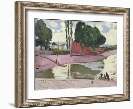 Landerneau River, 1924-Maurice Denis-Framed Giclee Print