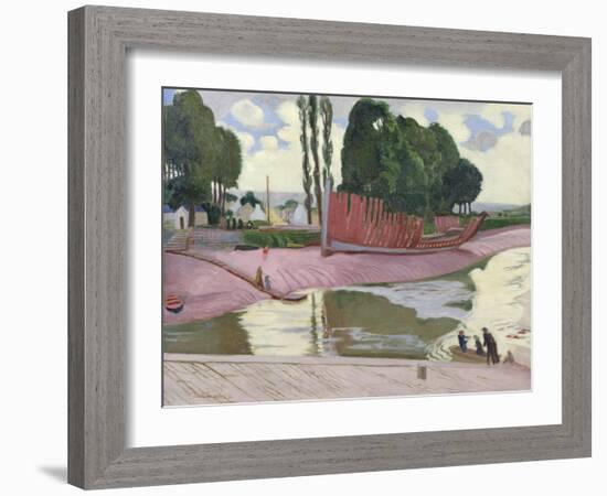 Landerneau River, 1924-Maurice Denis-Framed Giclee Print