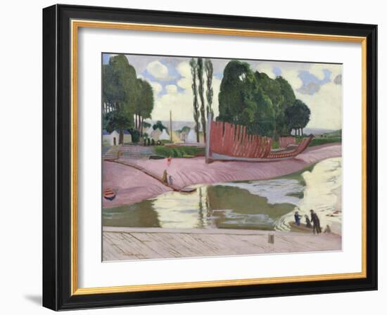 Landerneau River, 1924-Maurice Denis-Framed Giclee Print