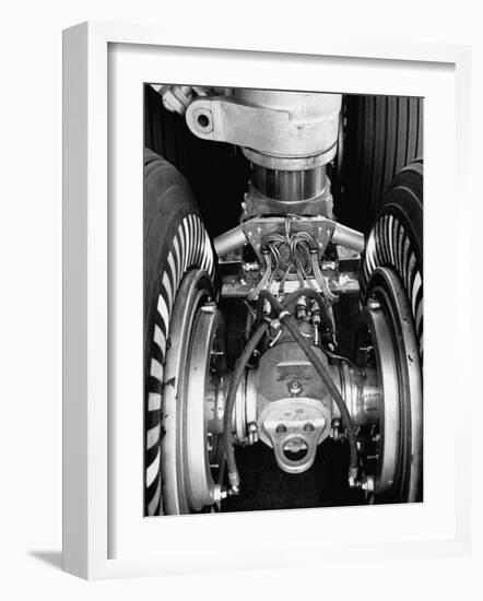 Landing Gear of a New Boeing 707 Jet-null-Framed Photographic Print