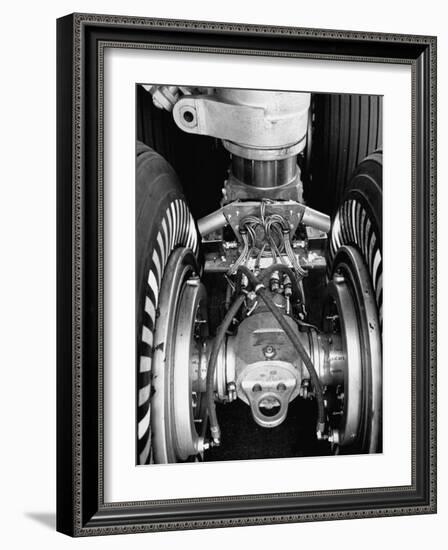 Landing Gear of a New Boeing 707 Jet-null-Framed Photographic Print