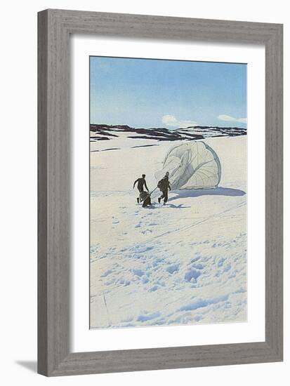 Landing in Norway-Unsere Wehrmacht-Framed Photographic Print