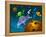 Landing of Aliens-sababa66-Framed Stretched Canvas