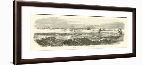 Landing of Banks's Expedition on Brazos Santiago, November 1863-null-Framed Giclee Print