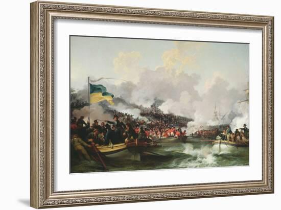 Landing of British Troops at Aboukir, 8 March 1801, 1802-Philip James De Loutherbourg-Framed Giclee Print