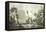 Landing of Julius Caesar-English School-Framed Premier Image Canvas