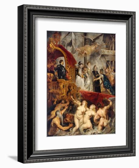 Landing of Marie De Medicis at Marseilles-Peter Paul Rubens-Framed Giclee Print