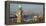 Landing Stages, Elbe River, Hamburg, Germany, Europe-Hans-Peter Merten-Framed Premier Image Canvas