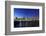 Landing Stages, Panorama, Harbour of Hamburg, Germany, Europe-Axel Schmies-Framed Photographic Print