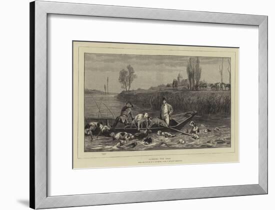Landing the Stag-Charles Oliver De Penne-Framed Giclee Print