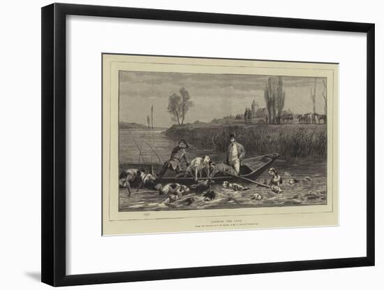 Landing the Stag-Charles Oliver De Penne-Framed Giclee Print